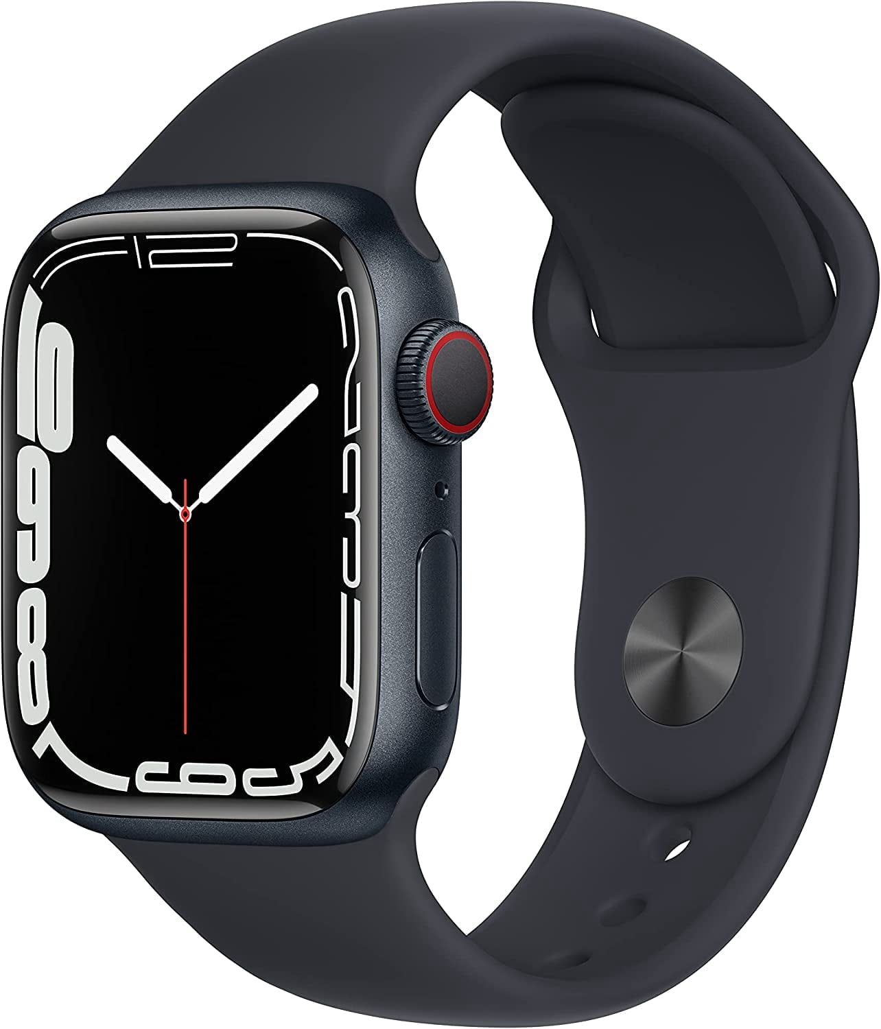 Refurbished Apple Watch Series 7 Aluminum 41 mm (GPS + Cellular) Midnight Black (Grade B)