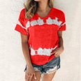 thumbnail image 4 of Wolfast T-Shirts pour Femmes Mode Femmes Mode T-Shirt Imprimé Manches Courtes Blouse Col Rond Hauts Décontractés Manches Courtes Blouses pour Femmes, 4 of 9