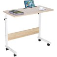 thumbnail image 1 of Bureau Debout Mobile Portable, Bureau pour Portable à Hauteur Réglable de 27,9 Pouces à 37,4 Pouces Table d'Ordinateur Roulante pour Chevet et Canapé avec Roues Verrouillables, 1 of 7