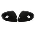 thumbnail image 3 of Rearview Mirror , ABS Plastic Left Right Exterior Protector Wing Mirror Cover Wear Resistant Bendable  For Car Glossy Black, 3 of 8