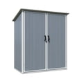 thumbnail image 4 of HMSHA Abri de Rangement Extérieur 5x3 Pi Armoire en Résine Imperméable avec Portes Verrouillables pour Vélos et Meubles de Patio, 4 of 8