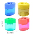 thumbnail image 2 of Compact Hole Manual Pencil Sharpener with Protective Lid for Students School Use and Home 4PCS, 2 of 6