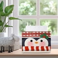 thumbnail image 4 of Christmas Table Decorations,Festive Tissue Box Cover with Non-Woven Fabric and Holiday Cartoon Print for Tabletop Holiday Decorations, 4 of 6