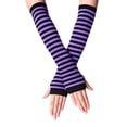 thumbnail image 1 of Gants Longs Sans Doigts Tricotés pour Poignet et Bras d'Hiver, 1 of 3