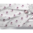thumbnail image 3 of Soimoi Poly Georgette Fabric Leaves & Floral Artistic Print Fabric by the Yard 52 Inch Wide, 3 of 5