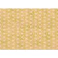 thumbnail image 1 of Ahgly Company Tapis d'Intérieur Rectangulaire Transitionnel Jaune Lavable à la Machine, 6 Pieds x 9 Pieds, 1 of 7