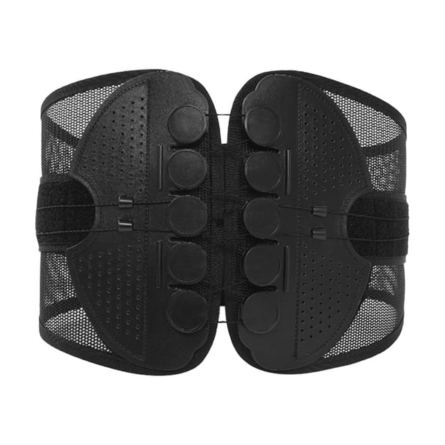 Adjustable Lumbar Support Belt Lower Back Brace | All Day Back Brace For Lower Back Lumbar Support Herniated Disc Sciatica – Breathable For Men & Women