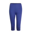 thumbnail image 4 of Mode Décontractée Femmes Uni Extensible Dames Taille Haute Pantalon Grand Pantalons de Yoga Capris, 4 of 8