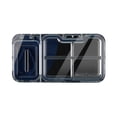 thumbnail image 2 of HOARBOEG Travel Vitamin Organizer 4 Compartments Portable Vitamin Organizer Small And Unique Shape Easy To Carry Large Space Capacity Suitable For Outdoor Travel, 2 of 8