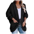 thumbnail image 2 of Cardigans en Tricot pour Femmes Amples Surdimensionnés avec Poches, 2 of 6