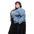 thumbnail image 4 of Lane Bryant Women's Plus Classic Denim Jacket, 4 of 6