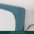 thumbnail image 4 of CHUN YI Housse de Coussin 1 Pce Spandex Extensible Texturé Boîte à Carreaux Housse de Siège, 4 of 6