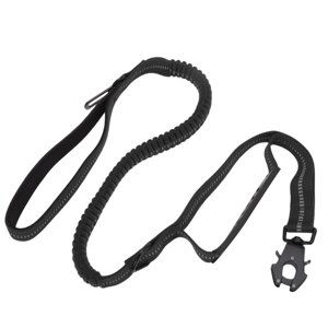 Unique Bargains Poignées rembourrées Poignée de chien amortisseur Pois de chien résistant Poignés de chien réflectifs Poignard de chien pour chiens moyens grands Noir