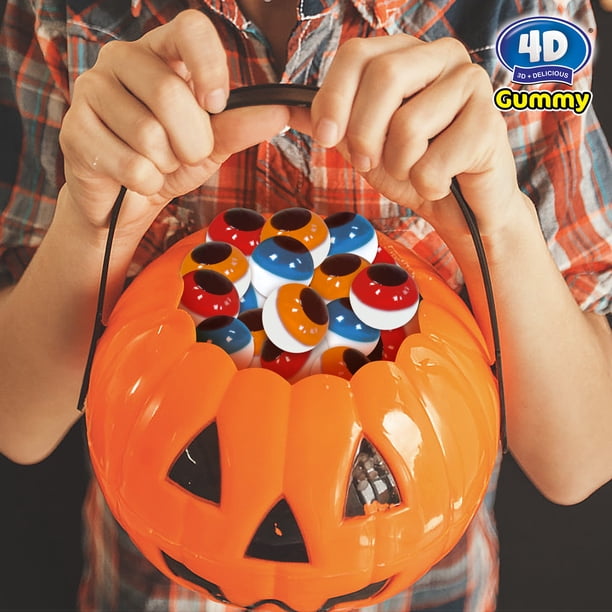 AMOS 4D Gummy Eyeballs Candy, Family Sharing Size Gummy Candy