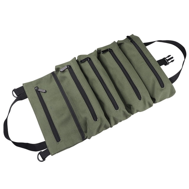 Yeacher Multi-functional Roll Up Heavy-duty Oxford Cloth Bag Tools Hung Bag Tool Storage Bags