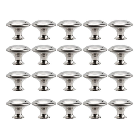 1pcs Kitchen Cabinet Knobs Pulls Brushed Nickel Cabinet Knobs Drawer Dresser Handles Cupboard Door Heavy Knobs Kitchen Cabinet Hardware With Screws For Bathroom Drawer
