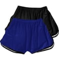 thumbnail image 3 of FNFYFH Clearance Ladies Gym Loose Fit Solid Summer Athletic Shorts Comfortable Exercise Shorts，Red, 3 of 3