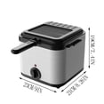 thumbnail image 2 of RKSTN deep fryer Deeps Fryer Large Capacity Allss-in-one Self-heating Electrics Fryer French Fries Fritters, 2 of 8