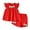Watermelon Red, variant on Splozh Preemie Baby Clothes Toddler Baby Girl Summer Flower Ruffle Sleeveless Tunic Top Shorts Set Cotton Linen Outfit 2Pcs Beige,3-4 Years