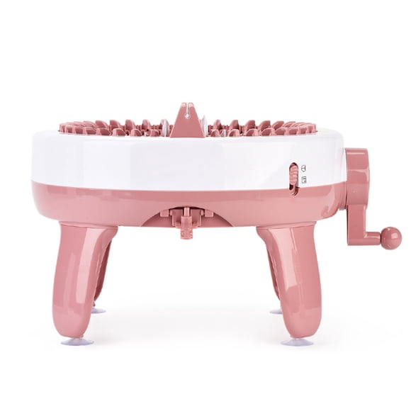 Handmade Yarn Plastic Knitting Machine Cylinder Sweater Hat Scarf Pants DIY Hand-knitted Adults Hand Crank Operation Sewing Tool