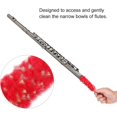 thumbnail image 5 of Vett Red Nylon Practical Flute Cleaning Swab Brush Moisture Cleaner Music Instrument Parts, 5 of 5