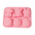 thumbnail image 1 of WMQPNNS Easter Chocolate Egg Rabbit Bunny Shaped Mould for Chocolate Fondant Non Stick Rabbit Baking for DIY Candy Cookies Easter Party, 1 of 6