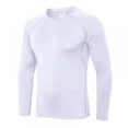 thumbnail image 1 of Men‘s Breathable Sweat-wicking+ Quick Dry Long Sleeve Compression Shirts  Athletic Workout Shirt  Water Sports Rash Guard, 1 of 8