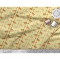 thumbnail image 2 of Soimoi Poly Crepe Fabric Giraffe Kids Print Fabric by Yard 52 Inch Wide, 2 of 3