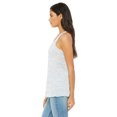 thumbnail image 3 of Bella Ladies Flowy Racerback Tank, L, White Marble, 3 of 3