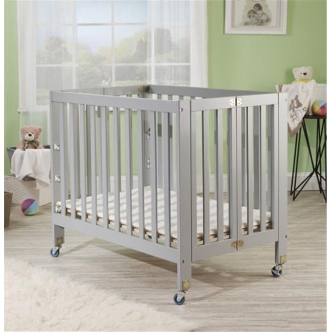 Roxy Three Portable Crib Grey