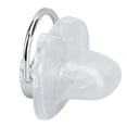 thumbnail image 3 of With Silicone Baby Pacifier Silver A-Z Letters Safe BPA Free One Piece Seamless Pacifier with Lid for Infant 6-18 Months, 3 of 7