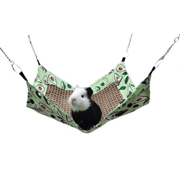 Small Animal Hammock Cooling Mat, Comfortable Breathable Summer Cooling Hamster Hammock Heat Dissipation Rattan For Guinea Pig For Rodent For