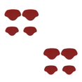 thumbnail image 3 of kurtrusly Adjustable Shoe Heel Pad Insoles for High Heels Customizable Heel Repair Stick red 2Set, 3 of 6