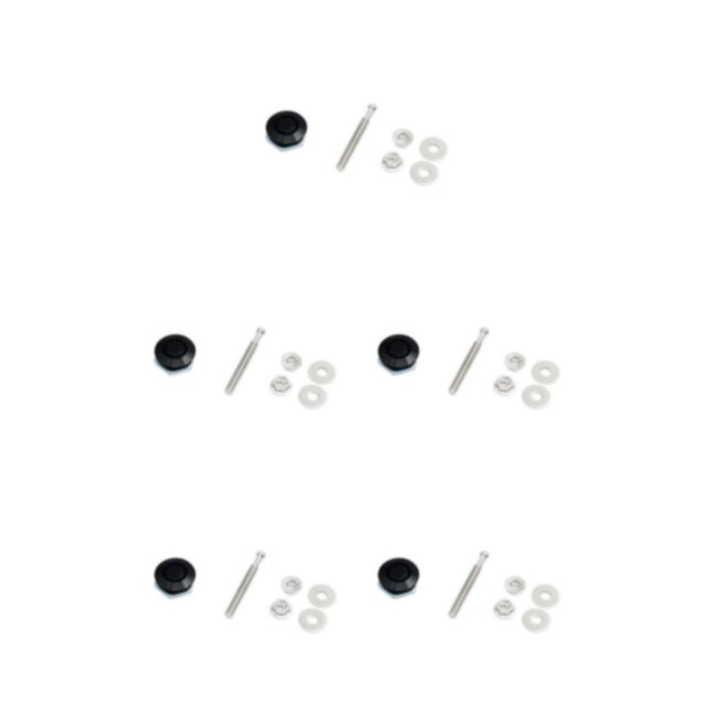 Transemion Car Modification Lightweight And Stylish Hood Lock Multiple Options Available black DP16-25 5Set