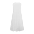 thumbnail image 4 of Timegard Robes d'Été pour Femmes Col Rond Ajusté Sans Manches Léger Décontracté Ample Robe avec Poches, 4 of 6