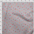 thumbnail image 3 of oneOone Georgette Viscose Fabric Pomegranate Fruit Printed Craft Fabric BTY 42 Inch Wide, 3 of 4