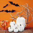 thumbnail image 4 of 7 Pcs Fausses Citrouilles Récolte Citrouille Réaliste Fausse Citrouille en Mousse pour l'Automne l'Halloween Blanc, 4 of 8