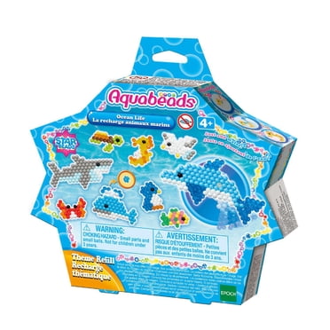 Aquabeads Arts & Crafts Ocean Life Theme Refill with Beads and Templates