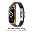 thumbnail image 3 of Stainless Steel PU Leather Strap Adjustable With Bumper Case Smart Watch Replacement Accessory Fit For 7, 3 of 8