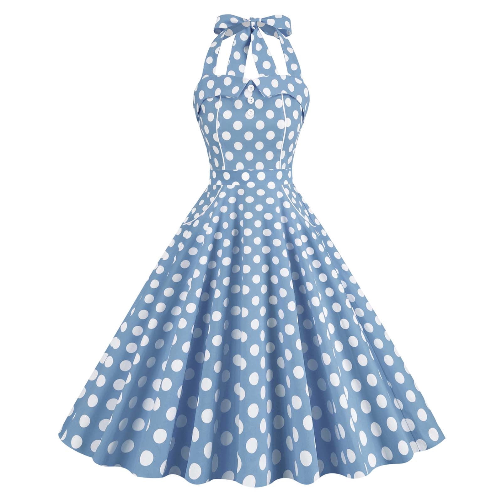 Robe Formelle pour Femmes 2023 Grande Taille Mode Col en V Sans Manches Vintage Imprimée Fête Cocktail Extensible Coupe Évasée Robes Aguichant Costumes d'Halloween pour Femmes en Liquidation