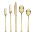 thumbnail image 1 of Better Homes & Gardens River Gold Satin 20Pc Flatware Set, 1 of 6