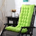 thumbnail image 4 of Dvkptbk Rocking Chair Cushion, Tufted Tatami Seat Cushion & High Back Pillow for Home Office Computer Chair Cushion Non-Slip Breathable Patio Chair Pad for Indoor and Outdoor, Green, 4 of 6