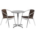 thumbnail image 1 of 23.5RD Aluminum Table Set, 1 of 3