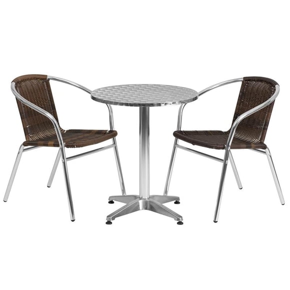 23.5RD Aluminum Table Set