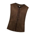 thumbnail image 3 of GUOOL Gilet Homme à Lacets pour Halloween Cosplay Steampunk Fête L, 3 of 9