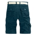 thumbnail image 4 of Yuyuzo Shorts Cargo pour Hommes avec Multiples Poches Coupe Classique Décontractée Été Plein Air Randonnée Tactique Entraînement Salopettes Shorts, 4 of 6