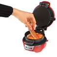 thumbnail image 5 of Hamilton Beach Breakfast Sandwich Maker Kitchen Counter Top Press, Red | 25476, 5 of 5