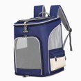 thumbnail image 4 of Sac de Transport pour Animaux Pliable avec Sangle Rembourrée Léger pour Maison Randonnée Extérieure Blanc, 4 of 7