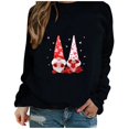 thumbnail image 2 of Meichang T-Shirts de la Saint-Valentin pour Femmes Imprimé Cœur Tee Tops Manches Longues Col Rond Pull de Vacances en Solde Cadeaux de la Saint-Valentin, 2 of 3