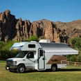 thumbnail image 2 of ALEKO Retractable RV Awning 16 x 8 ft Patio Camping Waterproof Vinyl Canopy Black, 2 of 13